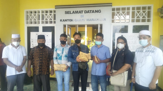 Kemensos Berikan Santunan bagi 12 Ahli Waris Bencana Longsor di Tapanuli Selatan.