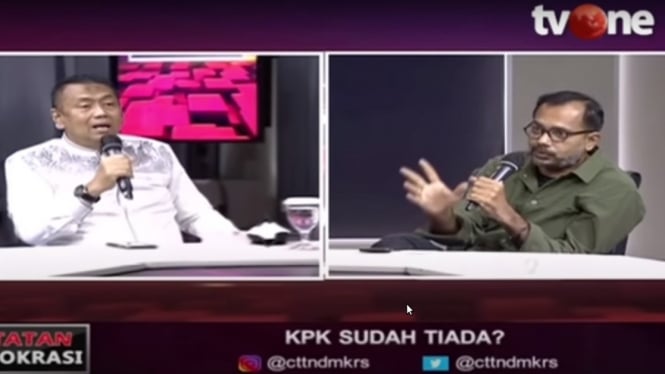 Debat Kapitra Ampera dengan Haris Azhar di Catatan Demokrasi tvOne