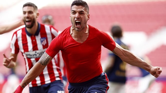 Striker Atletico Madrid, Luis Suarez