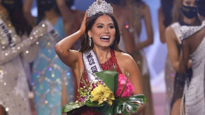 Miss Universe 2020, Andrea Meza dari Meksiko.