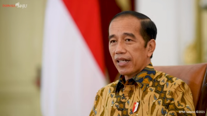 Presiden Joko Widodo (Jokowi) bicara tentang tes wawasan kebangsaan KPK