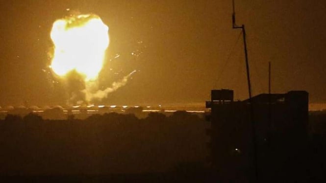 VIVA Militer: Serangan roket Hamas ke basis militer Israel
