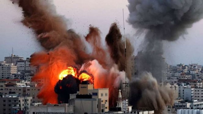 VIVA Militer: Serangan roket militer Israel ke wilayah Gaza, Palestina