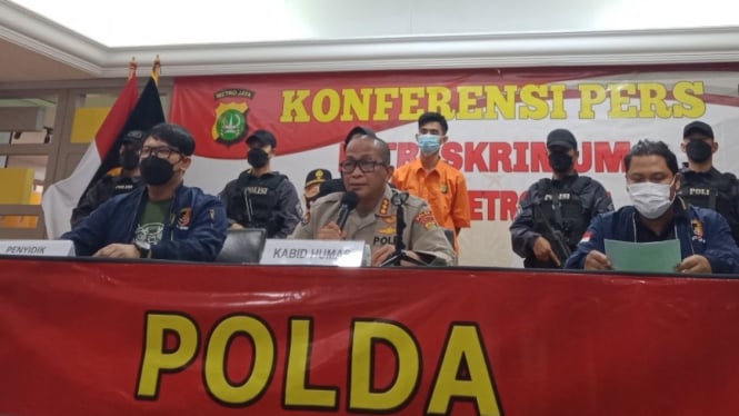 Polisi merilis penangkapan Rangga, pemerkosa dan perampok di Bekasi