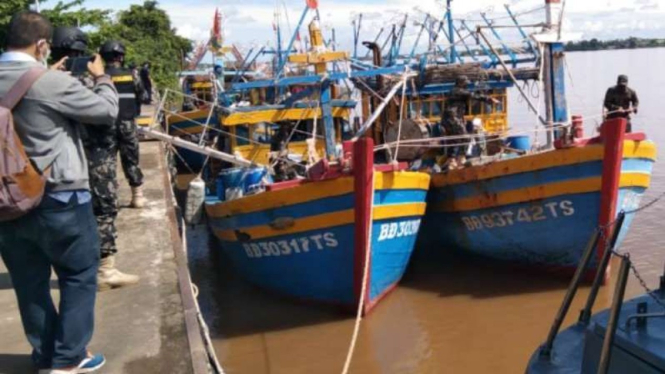 Kapal berbendera Vietnam yang ditangkap KKP.