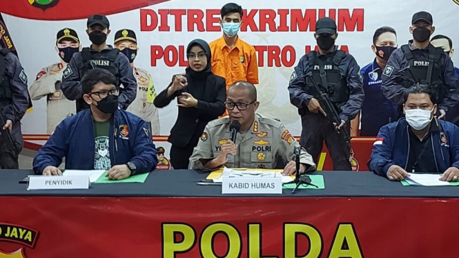 Polisi merilis penangkapan Rangga, pemerkosa dan perampok di Bekasi