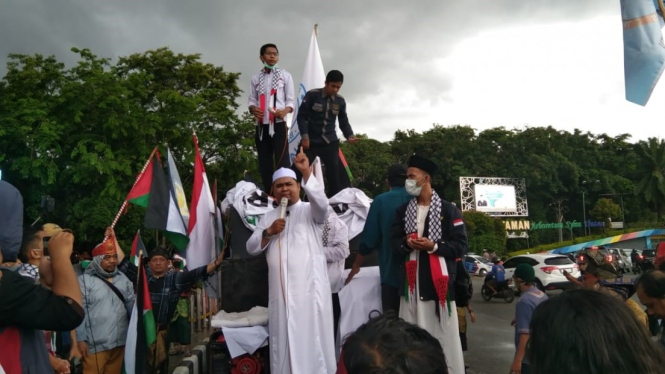 Aksi bela Palestina di Pontianak, Kalimantan Barat