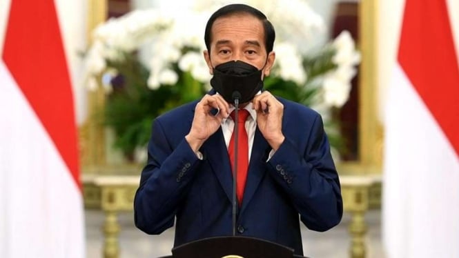 Presiden Jokowi saat berpidato di KTT Kesehatan Global