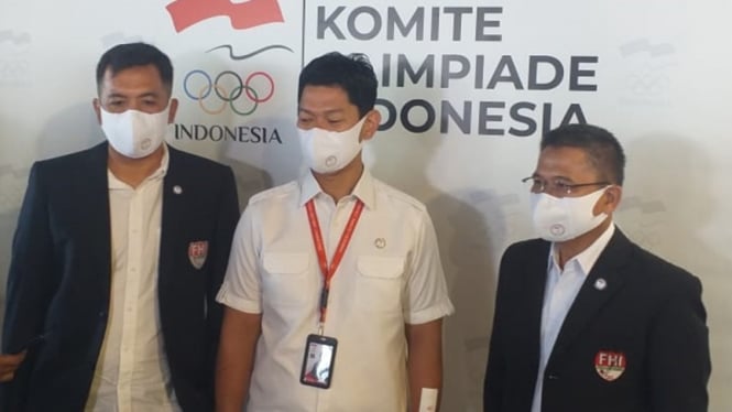 Pengurus Pusat Federasi Hoki Indonesia bertemu Komite Olimpiade Indonesia