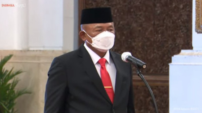Kasum TNI Letjen TNI Ganip Warsito dilantik sebagai Kepala BNPB 