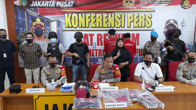 Keterangan Pers Penangkapan Pelaku Begal di Tugu Tani Jakpus