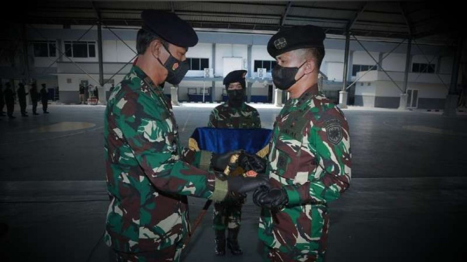 VIVA Militer: Pangkoarmada II Lantik Dansatsel pengganti Laksma TNI (Anm) Harry 