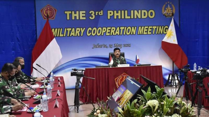 VIVA Militer: Panglima TNI buka Sidang Philippines-Indonesia Military 2021