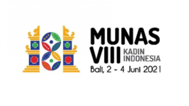 Logo Munas Kadin ke-VIII yang awalnya direncanakan di Bali 2-4 Juni 2021.