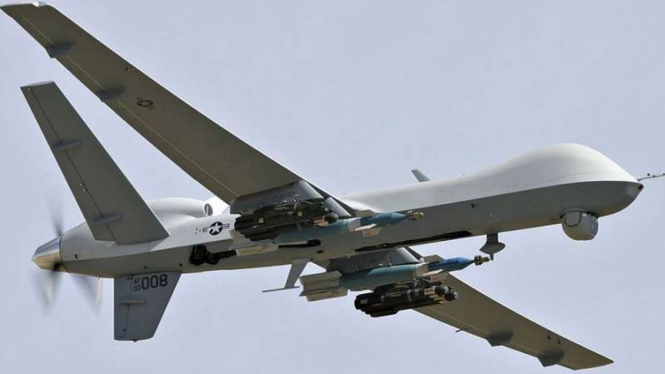 VIVA Militer: Ilustrasi pesawat tanpa awak (drone) tempur