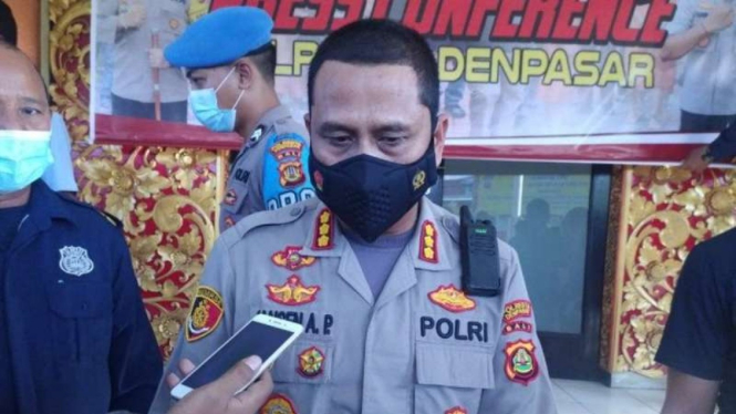 Kepala Kepolisian Resor Kota Denpasar Komisaris Besar Polisi Jansen A Panjaitan.