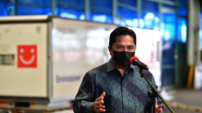Menteri BUMN dan Ketua Pelaksana KPCPEN Erick Thohir