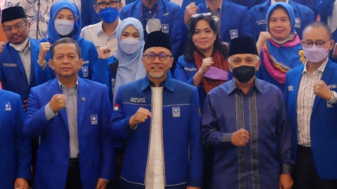 Zulhas bersama mantan Ketua Umum PAN