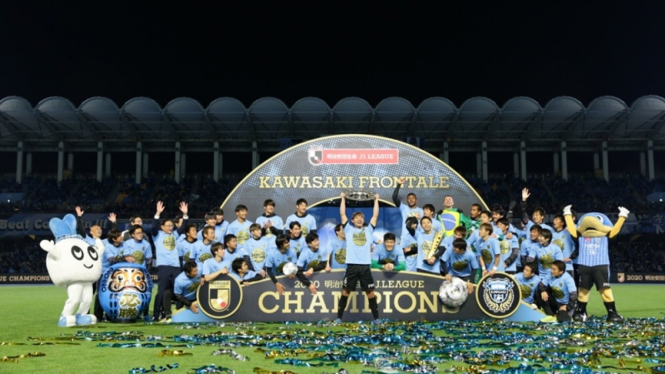 Kawasaki Frontale saat juara J League 2020