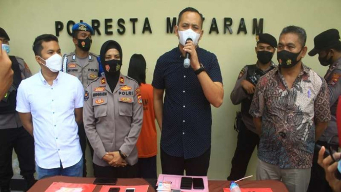 Polisi gelar konferensi pers penangkapan tersangka pengedar narkoba