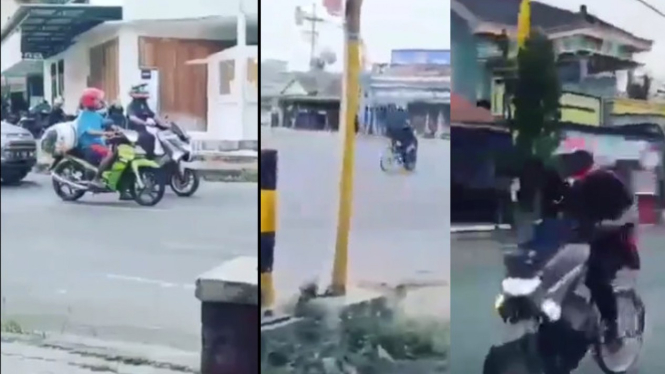 Viral motor mirip Yamaha NMAX di jalanan (Instagram/ndorobeii)