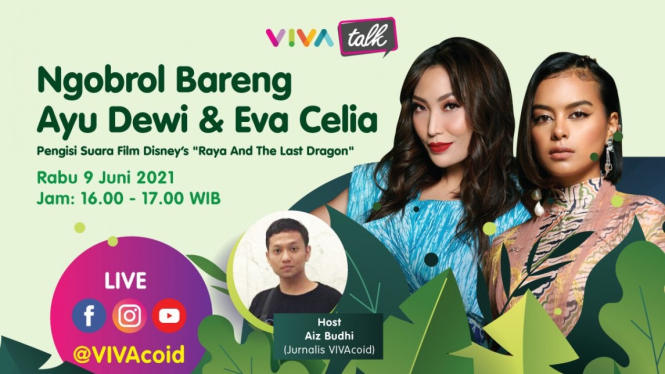 Live Instagram VIVAtalk bersama Ayu Dewi & Eva Celia