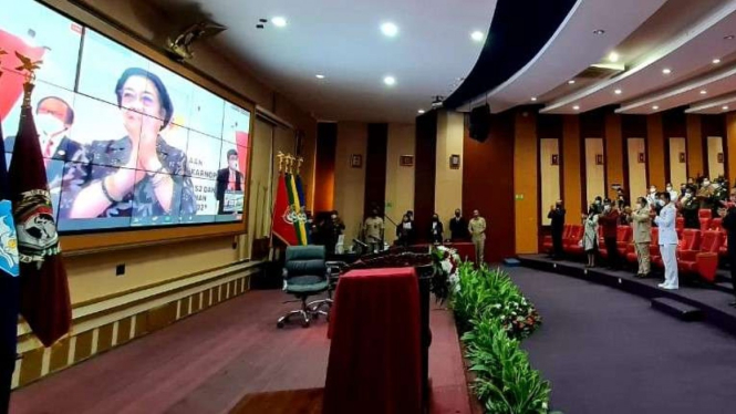 Megawati Saat Orasi Kebangsaan di Unhan Pada 2020 