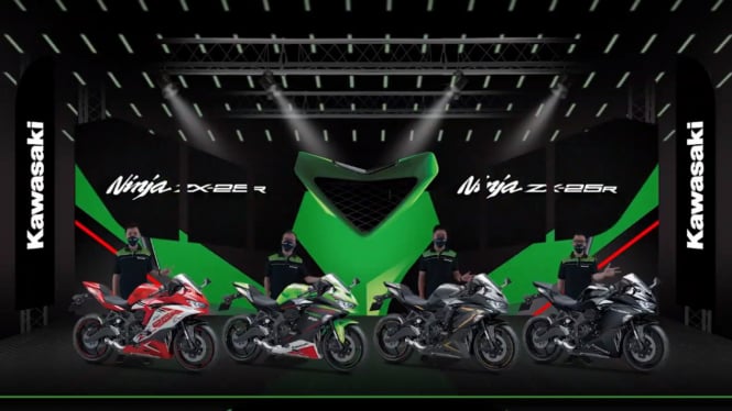 Peluncuran Kawasaki Ninja ZX-25R warna baru di Indonesia