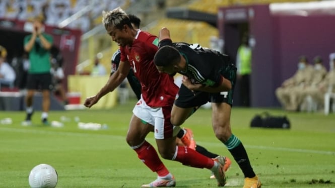 Pertandingan Timnas Indonesia vs Uni Emirat Arab di Kualifikasi Piala Dunia 2022