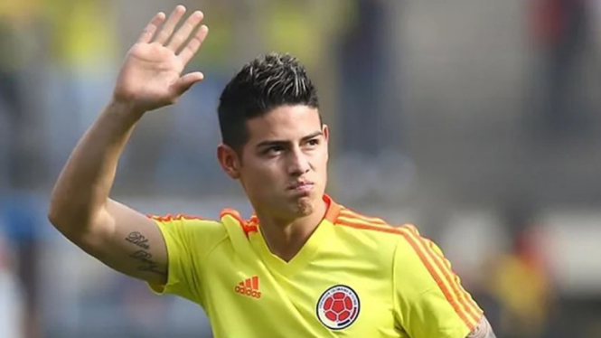 Winger Timnas Kolombia, James Rodriguez.