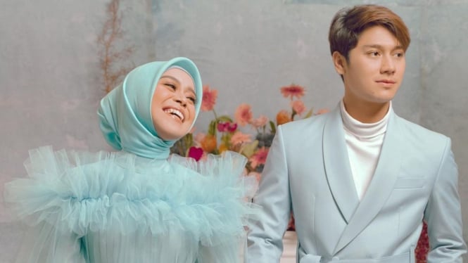 Rizky Billar dan Lesti Kejora.