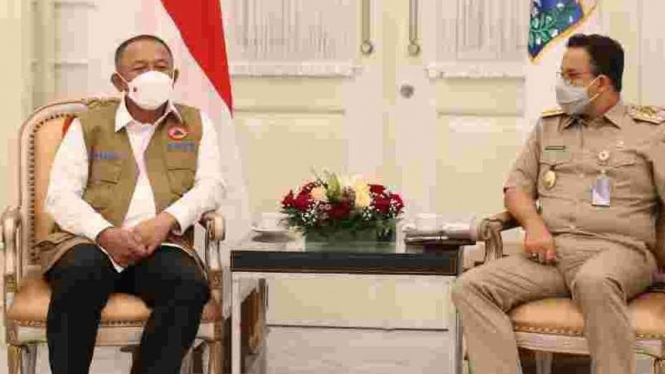 Kasatgas COVID-19 bertemu Anies Baswedan