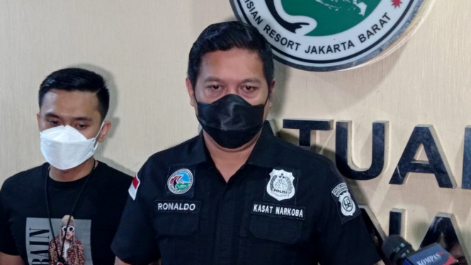 Kasat Narkoba Polres Metro Jakarta Barat, AKBP Ronaldo Maradona Siregar