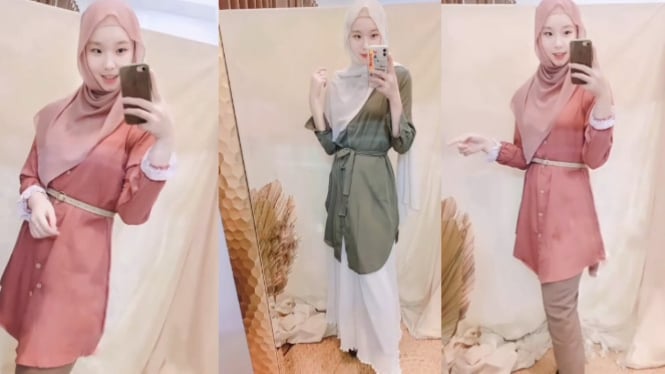 Viral aku kristen mencoba pakaian tertutup (TikTok/Bellahwa)