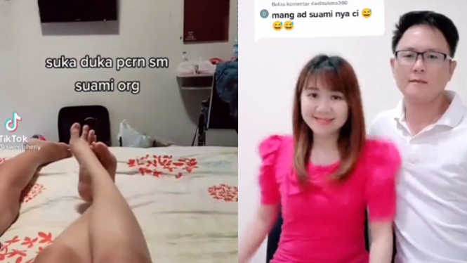 Beredar video duka pacaran dengan suami orang (TikTok/sweetsherly)