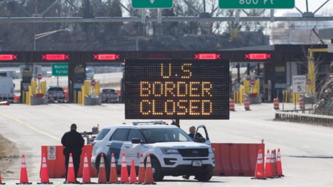 Perbatasan Amerika Serikat dan Kanada Ditutup.