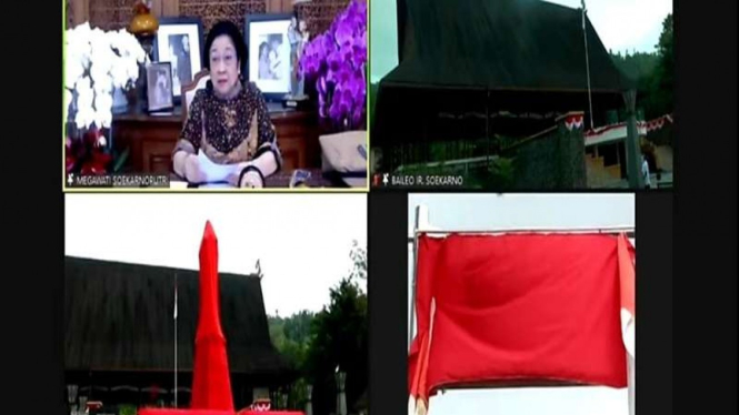 Megawati meresmikan baileo, jalan, dan monumen Soekarno di Maluku Tengah