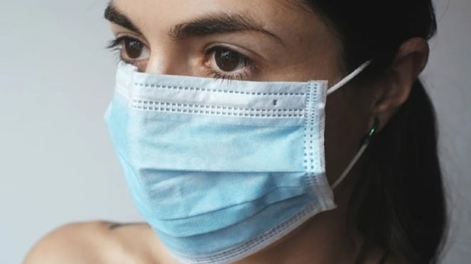 Las fotos de máscaras prevenir la gripp-19, la neumonía y la tuberculosis