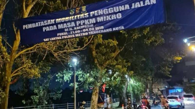 Jalanan di Tangerang Kota akan ditutup imbas PPKM