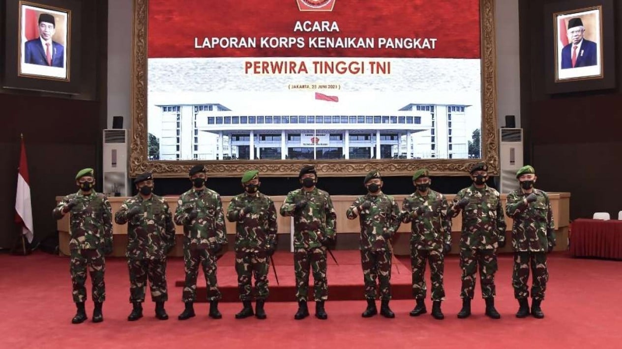 Foto 30 Pati TNI Naik Pangkat, Ini Daftar Namanya