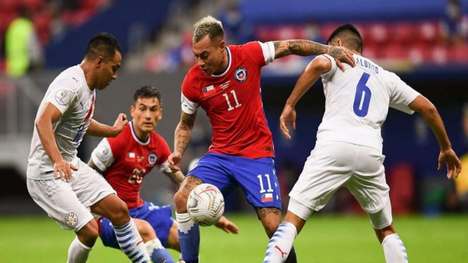 Duel antara Chile versus Paraguay