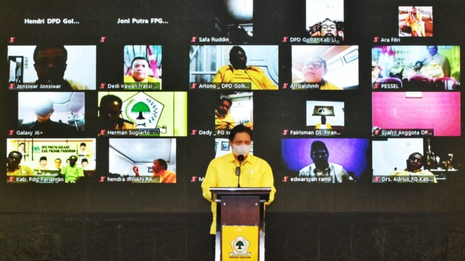 Ketua Umum Golkar Airlangga Hartarto