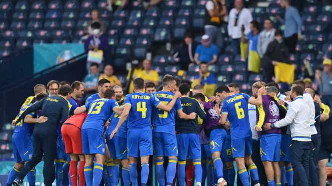 Timnas Ukraina lolos perempatfinal EURO 2020
