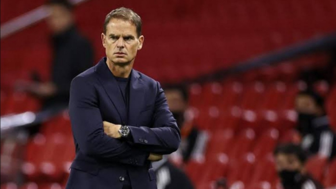 Pelatih Timnas Belanda, Frank de Boer. 