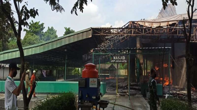 Kebakaran di Masjid Jayakarta, Cakung, jakarta Timur
