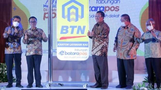 Kerja sama BTN dan PT Pos Indonesia.