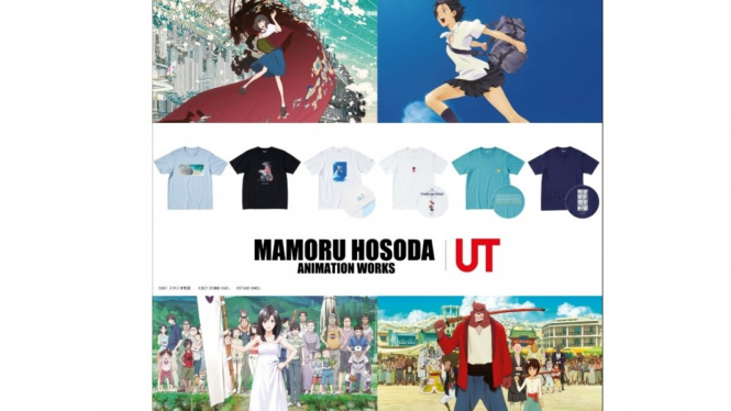 Kolaborasi Uniqlo dan Mamoru Hosoda