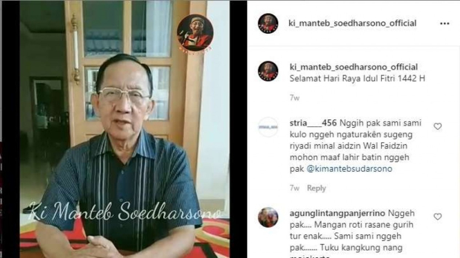 Dalang Kondang Ki Manteb Sudharsono Meninggal, Seniman Berduka