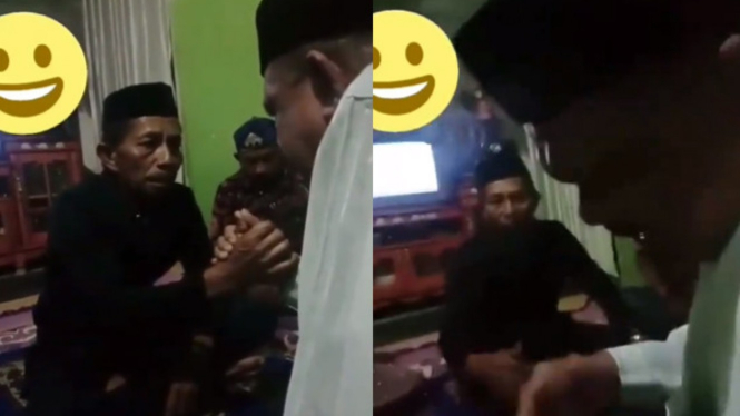 Viral Ijab Kabul Kakek Ini Batal karena Salah Pegang (Instagram/makassar_iinfo)