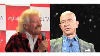 Menunggu Detik-detik Richard Branson Tinggalkan Jeff Bezos di Bumi